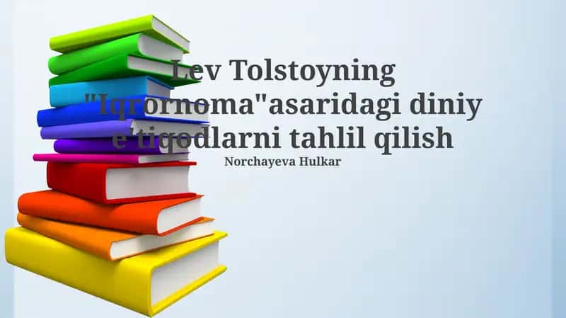 Tolstoyning "Iztirob" 1
