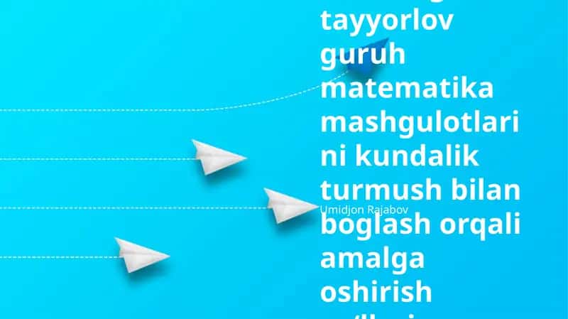 Oshxonadagi Matematika 1