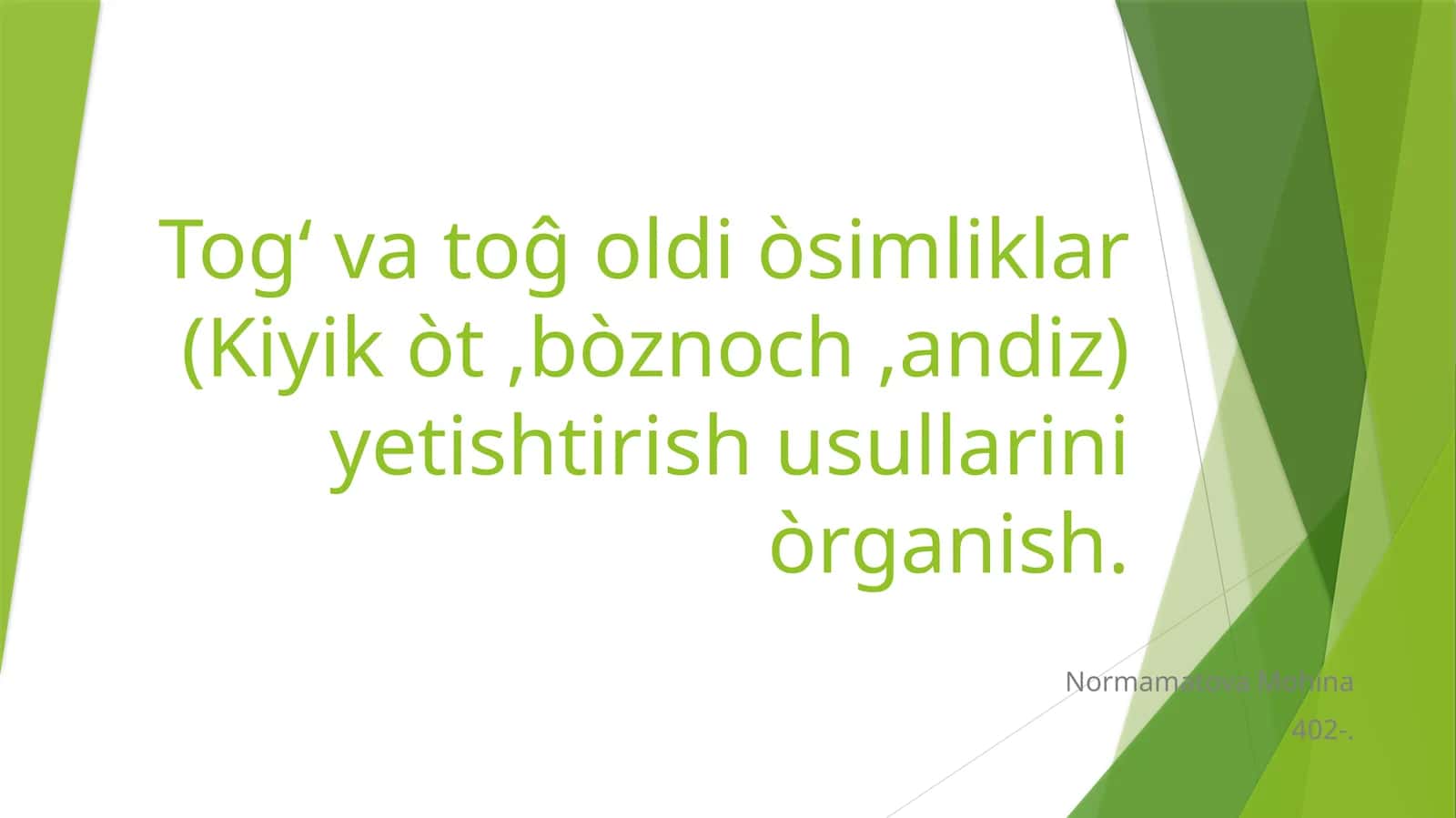 Kiyik o‘ti foydasi haqida 1