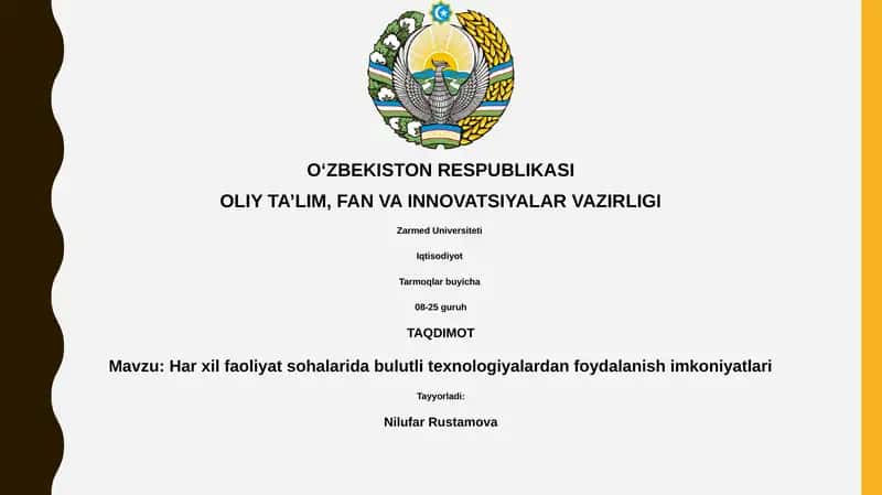 Bulut texnologiyalari 1