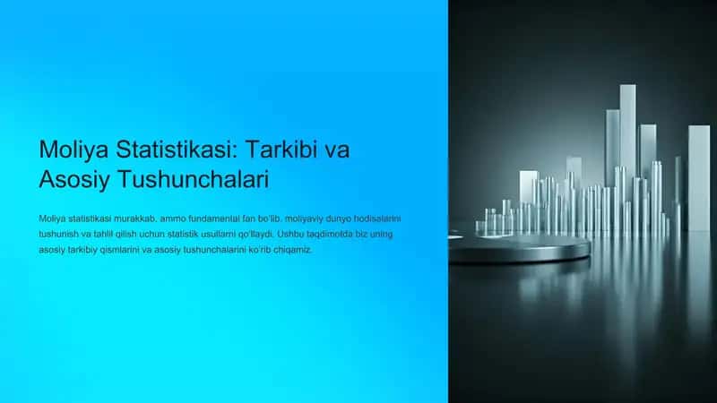 Moliya Statistikasi: Tarkibi va Asosiy Tushunchalari 1