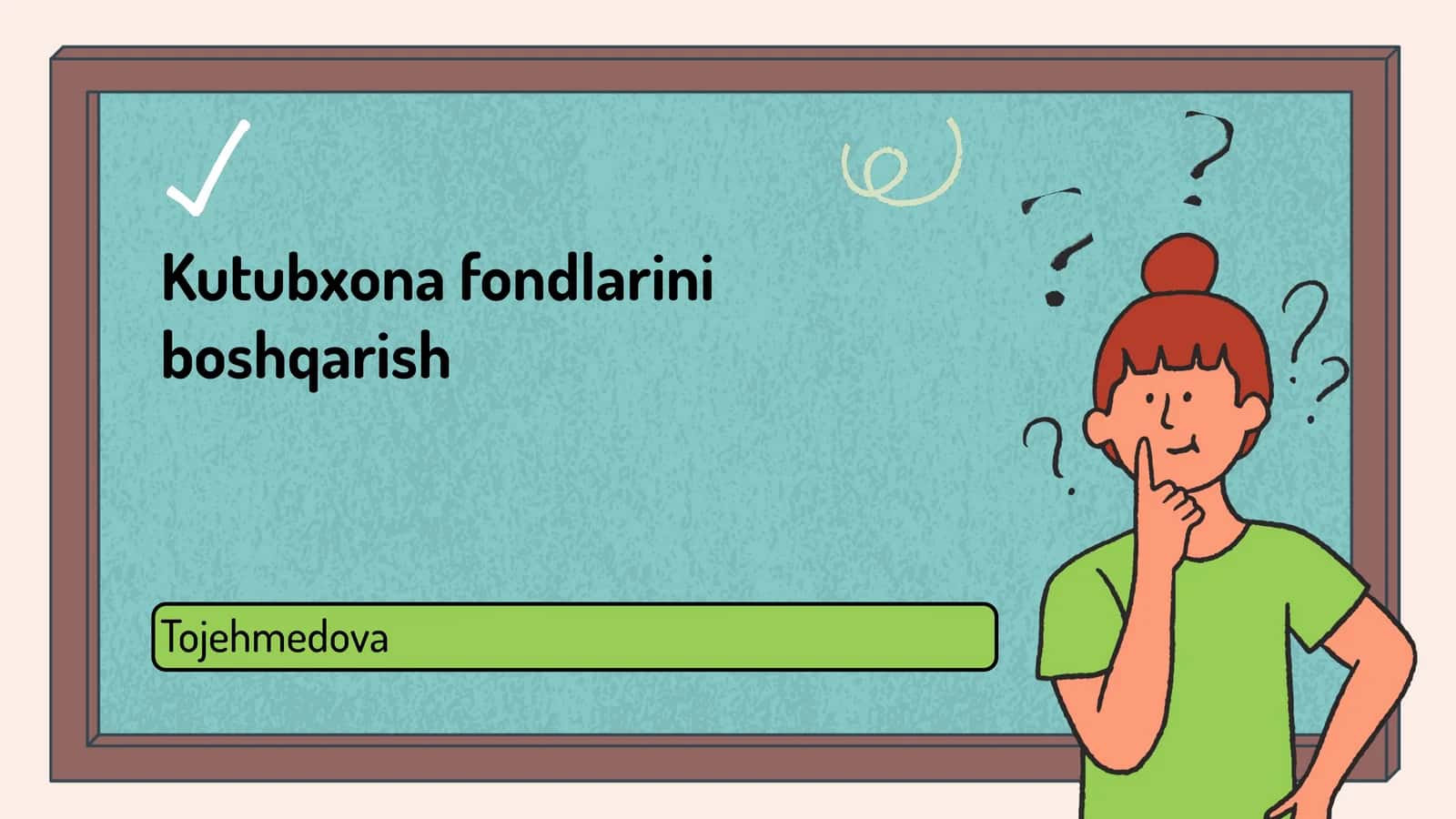 Kutubxona dondlarini boshqarish 1