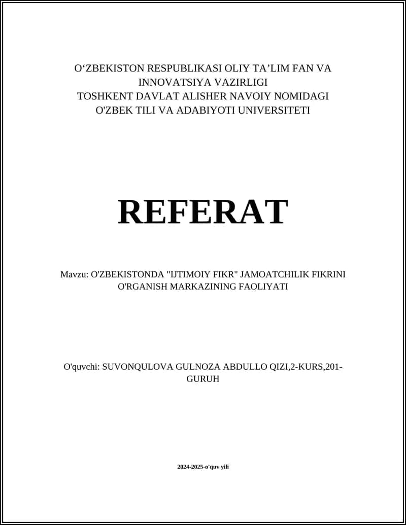 Ijtimoiy Fikr Markazi 1