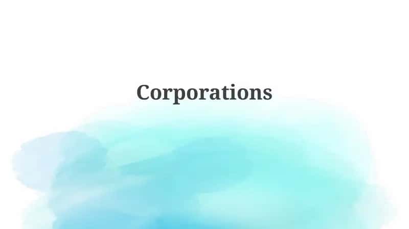 Understanding Corporations: Definition, Types, and Characteristics 1