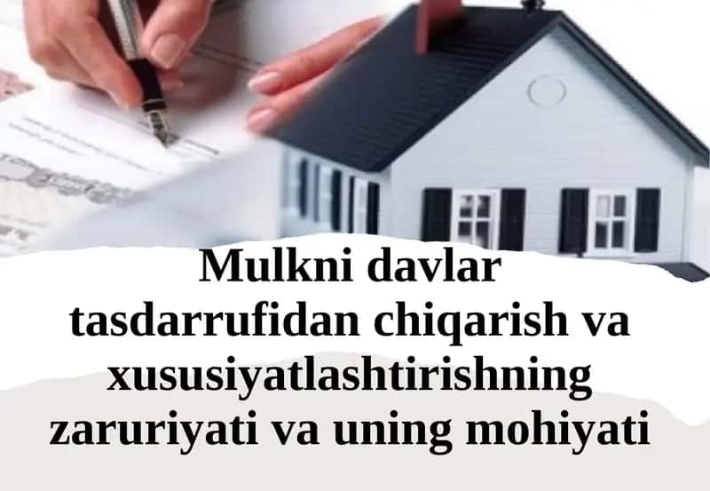 Mulkchilik munosabatlarining iqtisodiy tizimdagi o‘rni 1