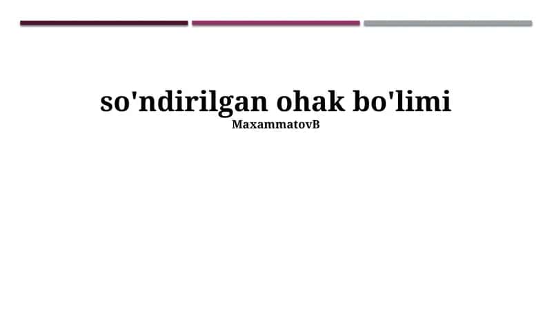 Gidratlangan ohakning tarixi va ishlab chiqarilishi 1