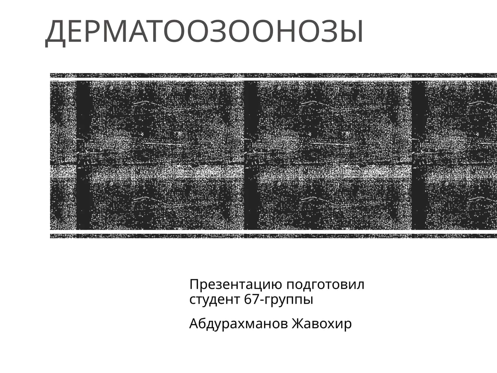 ДЕРМАТООЗООНОЗЫ 1