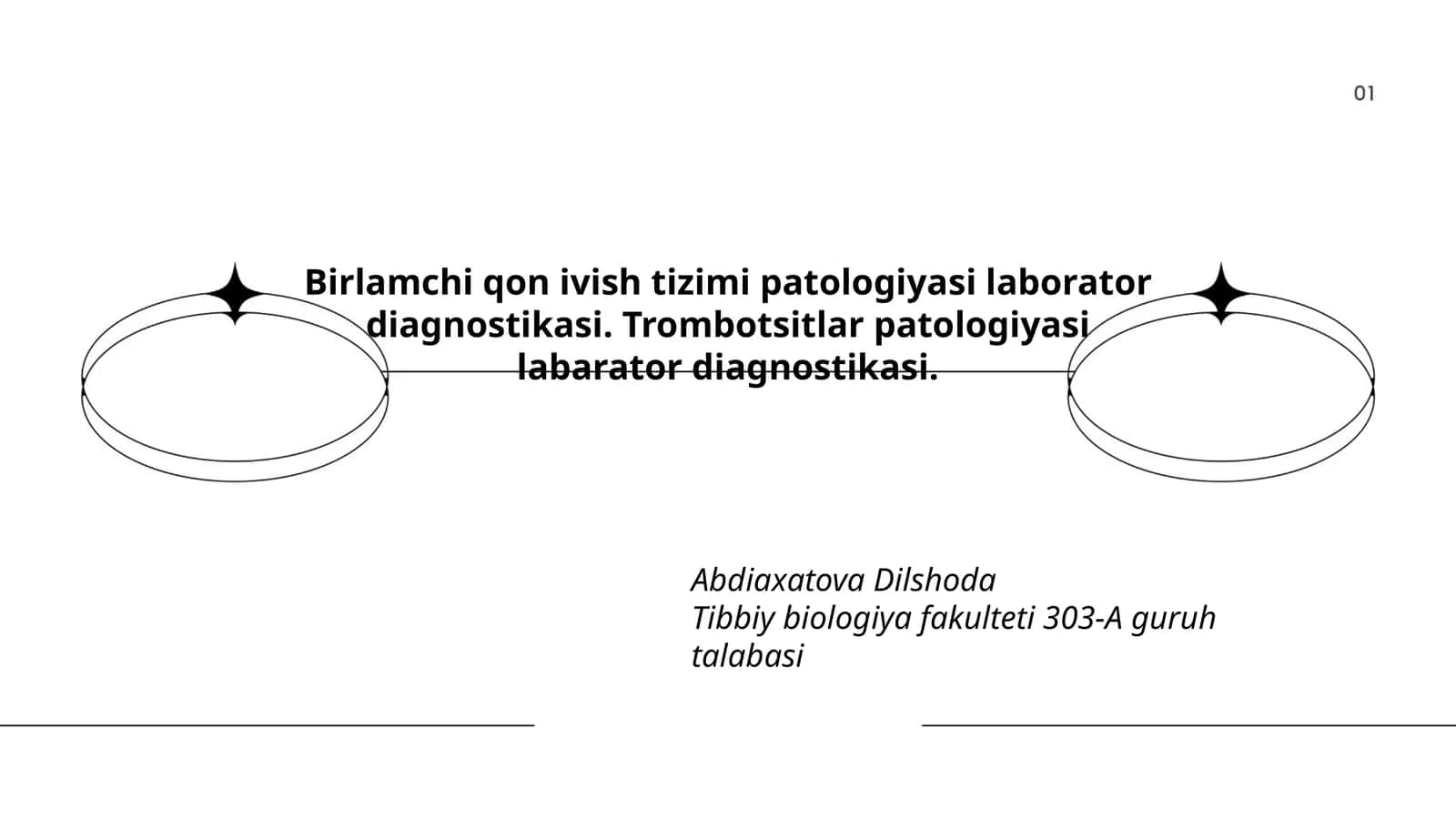 Birlamchi qon ivish tizimi patologiyasi laborator diagnostikasi. Trombotsitlar patologiyasi labarator diagnostikasi 1