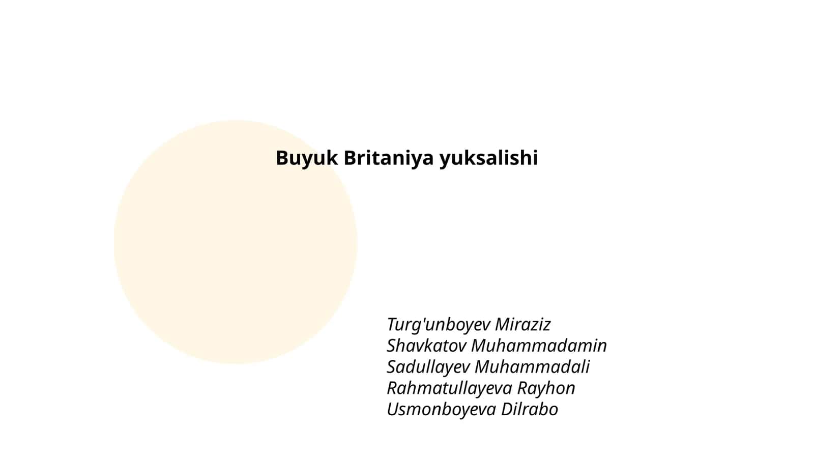 Buyuk Britaniya yuksalishi 1
