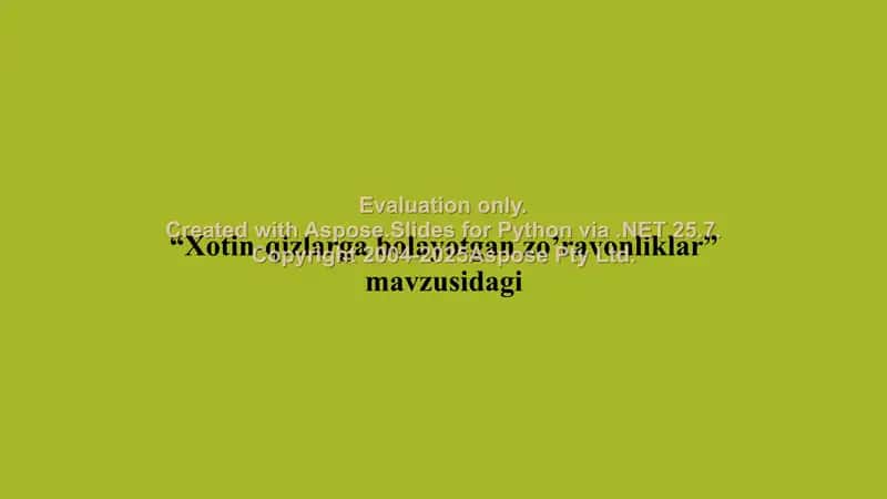 Xotin-qizlarga bo‘layotgan zo‘ravonliklar 1