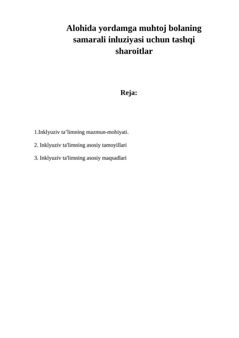 Inklyuziv ta’limning samarali usullari 1
