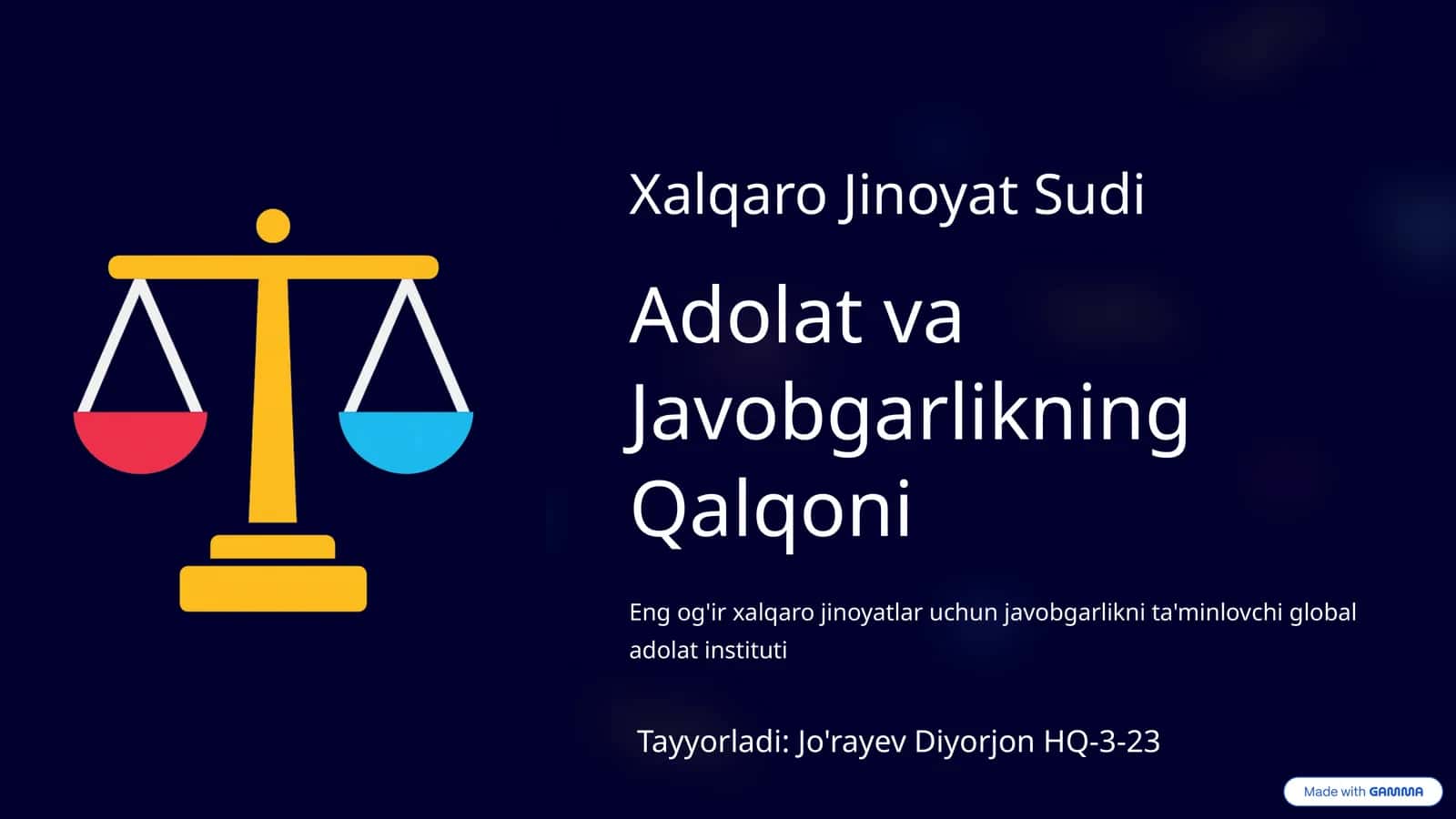 Xalqaro Jinoyat Sudi 1