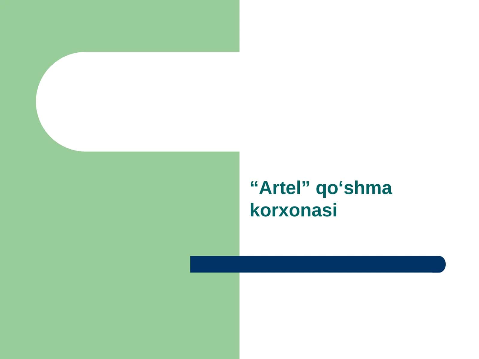 “Artel” qo‘shma korxonasi 1