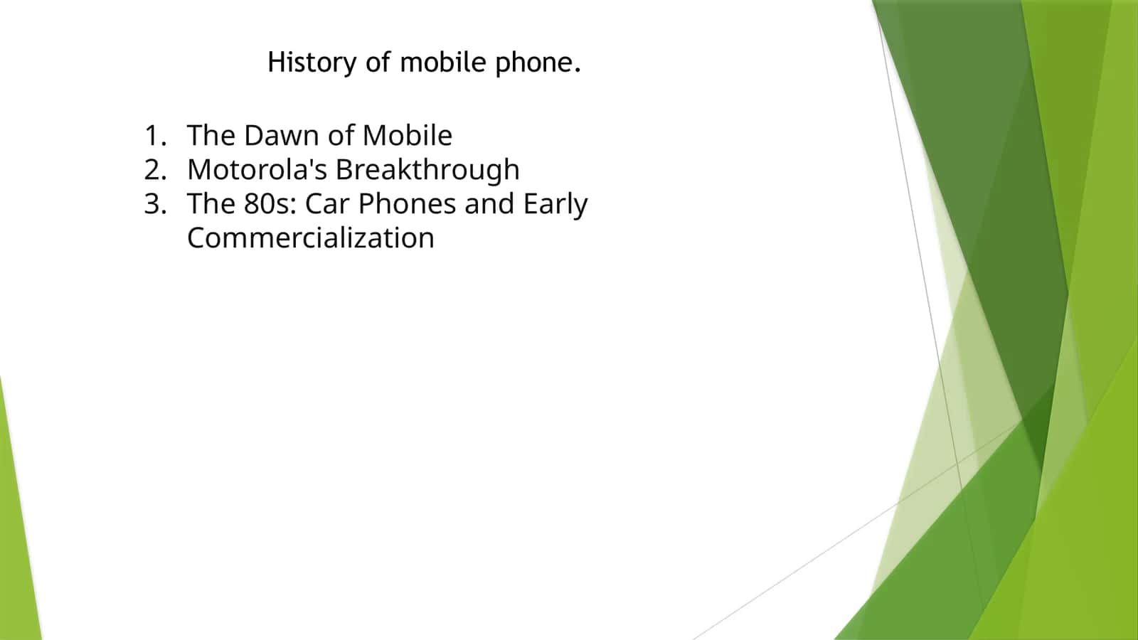 History of mobile phone 1