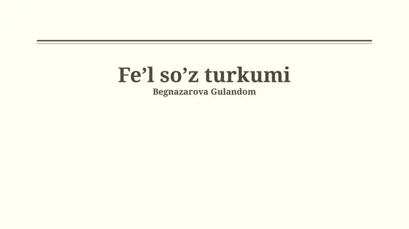 So'z turkumi 1