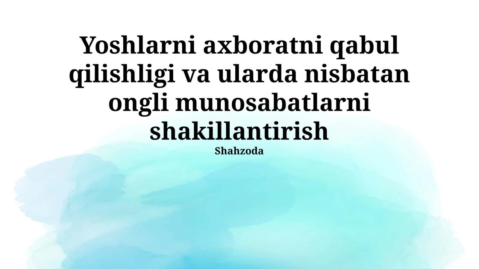 Dezinformatsiyaga qarshi turish madaniyatini shakllantirish 1