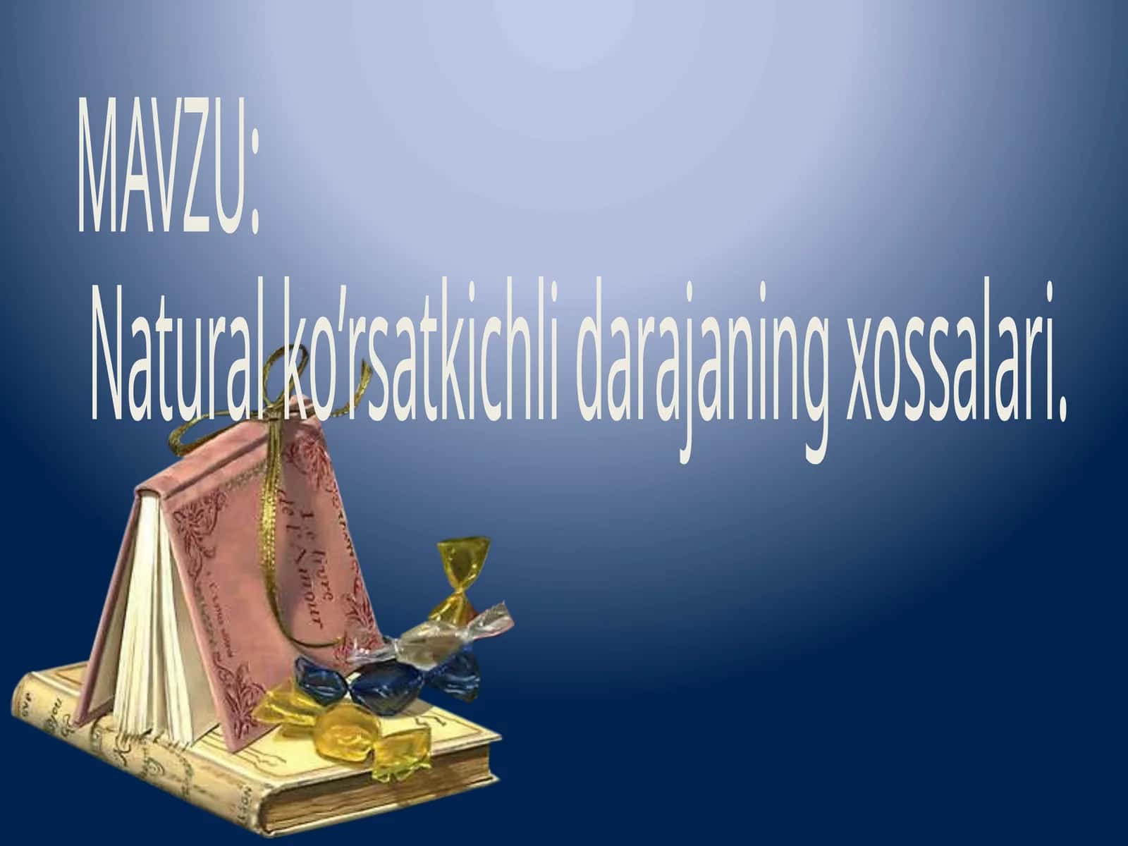 Naturalko’rsatkichlidarajaningxossalari 1