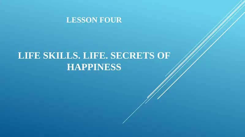 Life skills 1