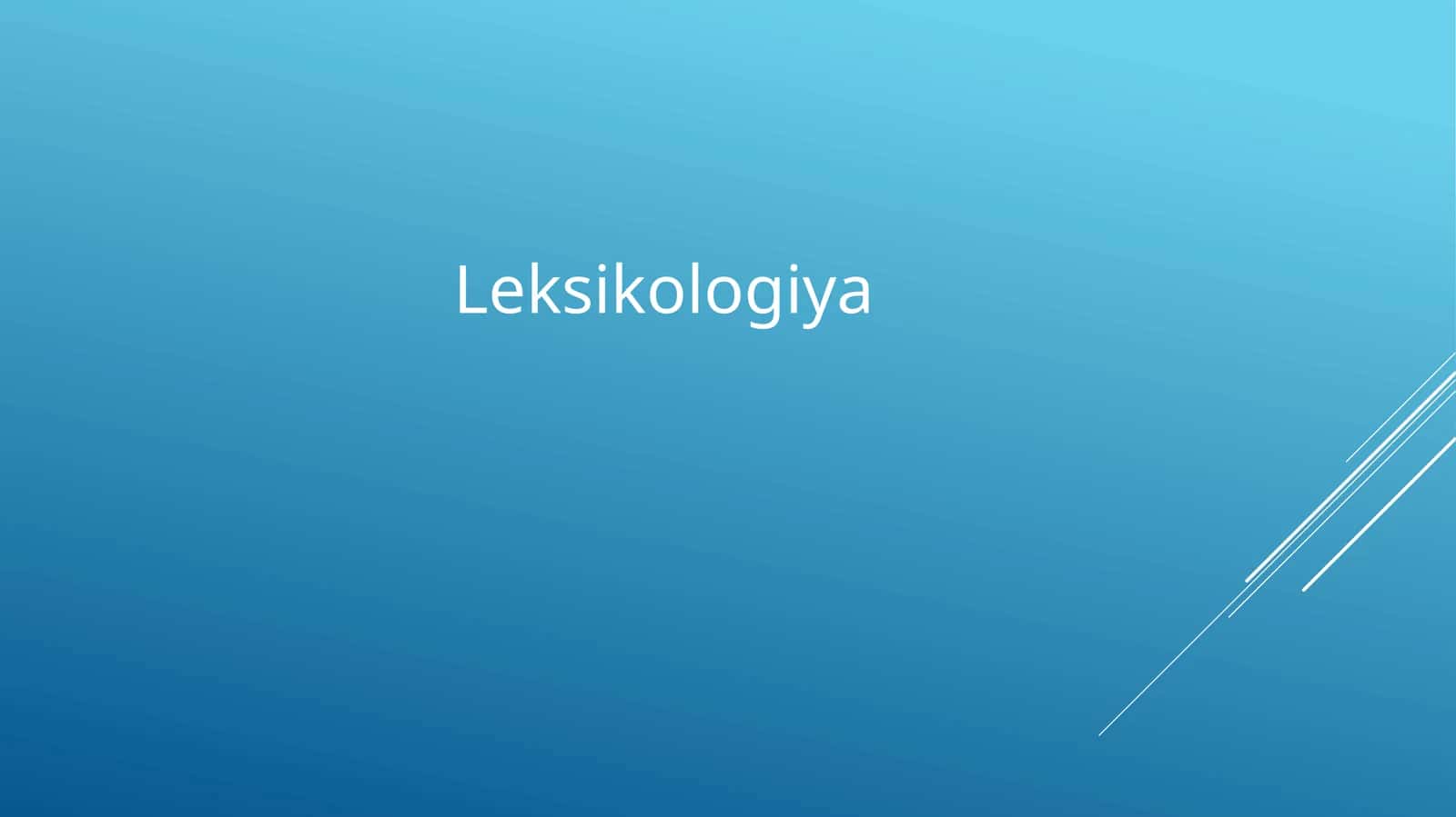 Leksikologiya 1