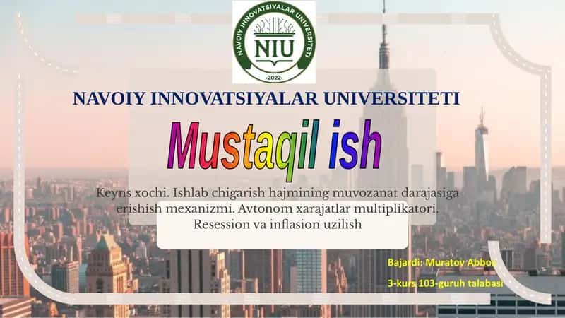 Ishlab chiqarish hajmining muvozanat darajasiga erishish mexanizmi 1