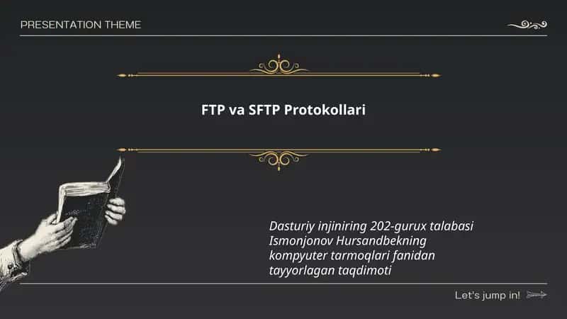 FTP va SFTP Protokollari 1