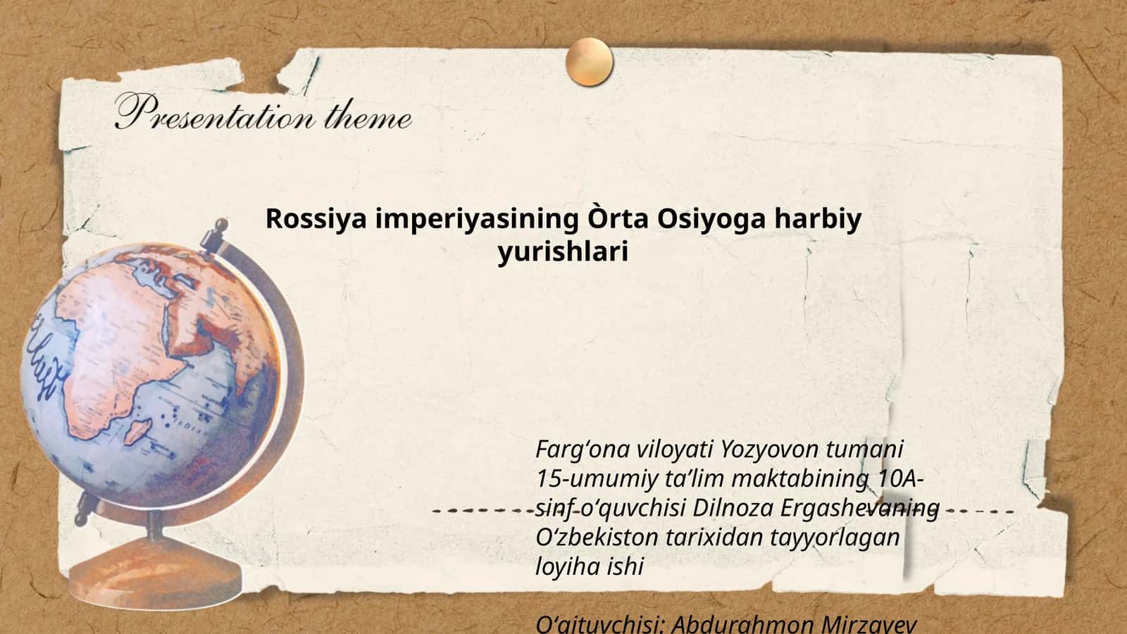 Rossiya imperiyasining Òrta Osiyoga harbiy yurishlari 1