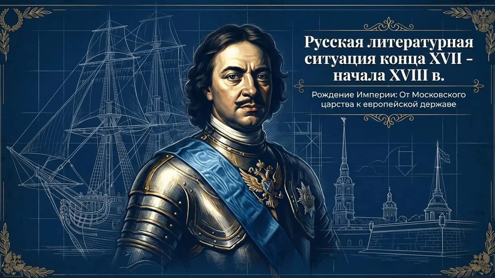 Русская литературная ситуация конца XVII - начала XVIII В. 1