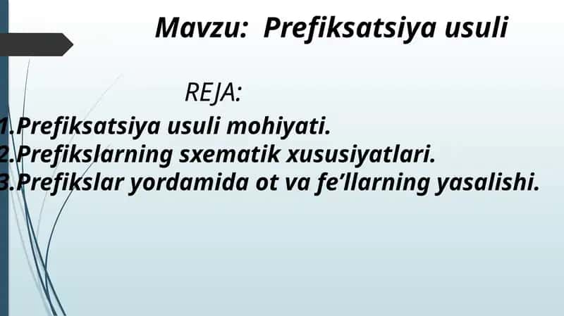 Prefiksatsiyausuli 1