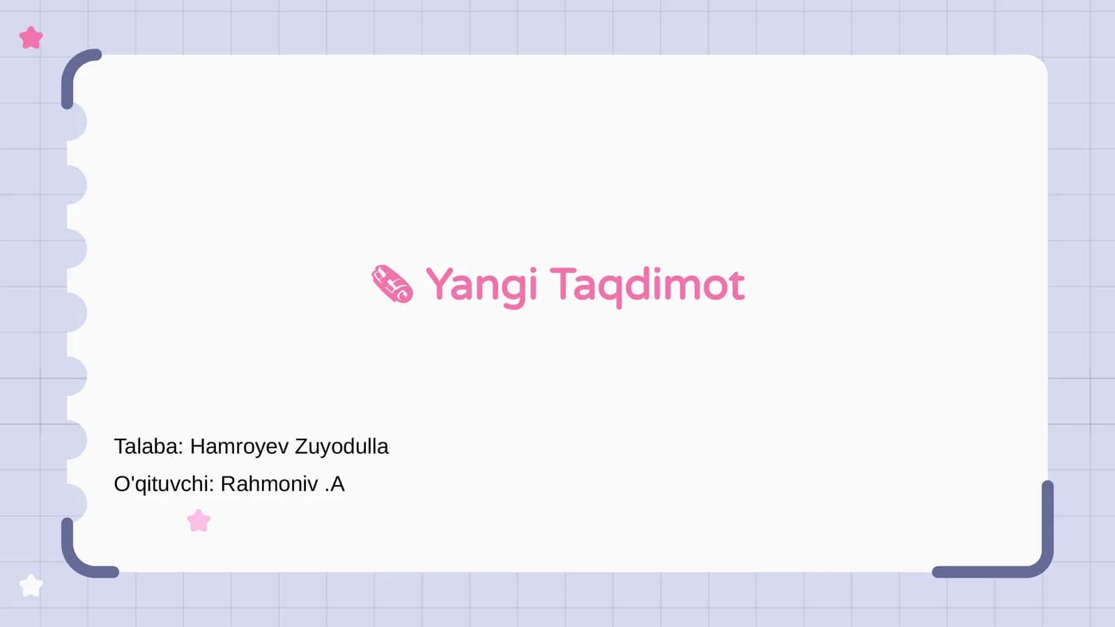 Yangi Taqdimot Gallereyasi 1