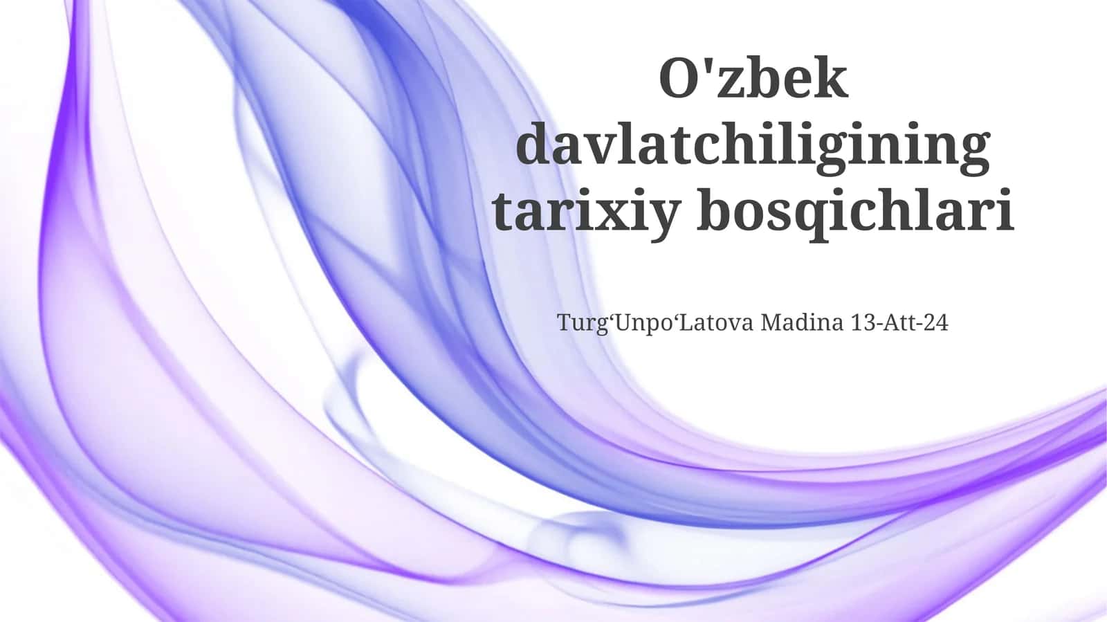 Temuriylar imperiyasi va uning merosi 1