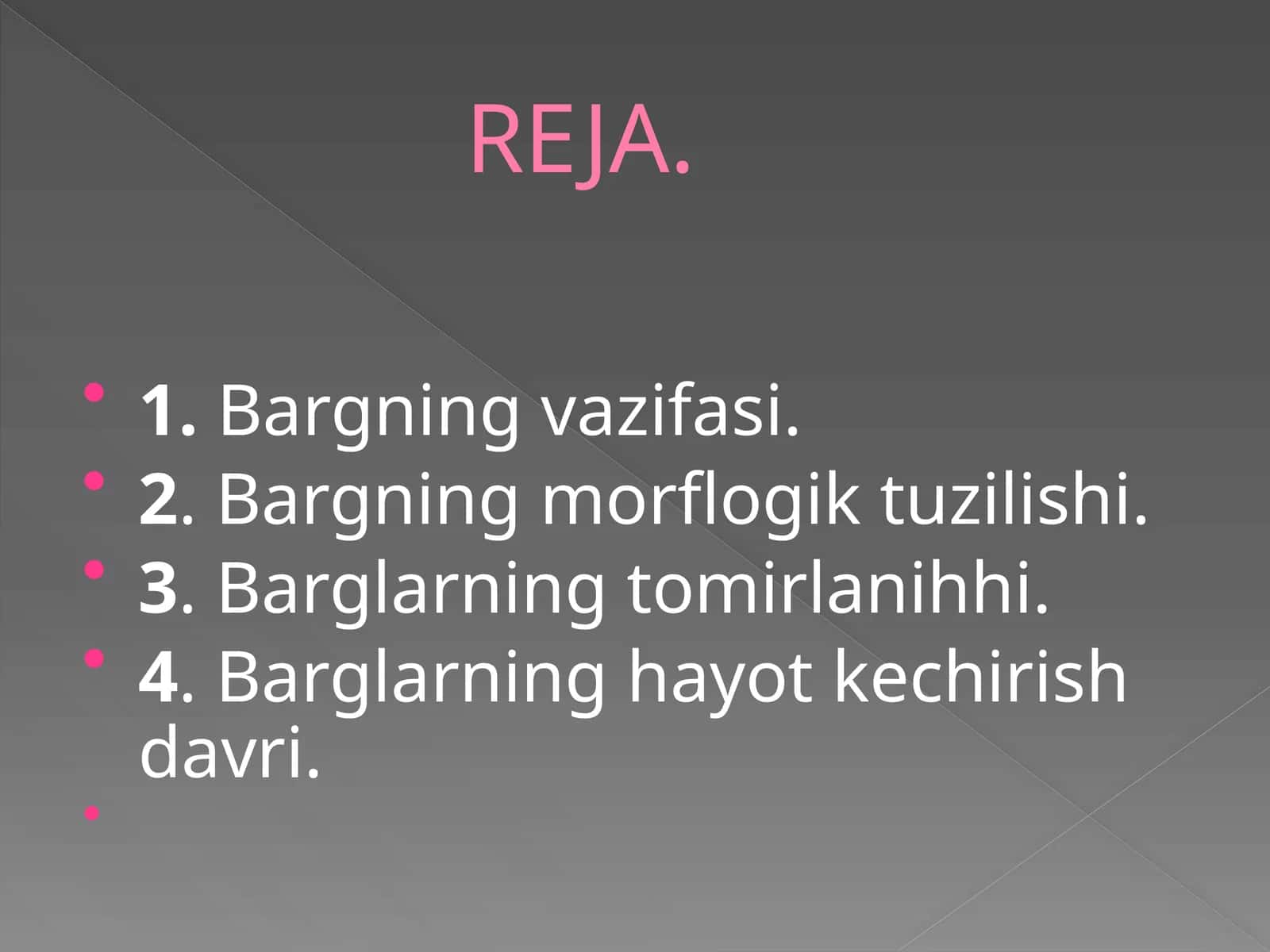 Bargning morflogik tuzilishi 1
