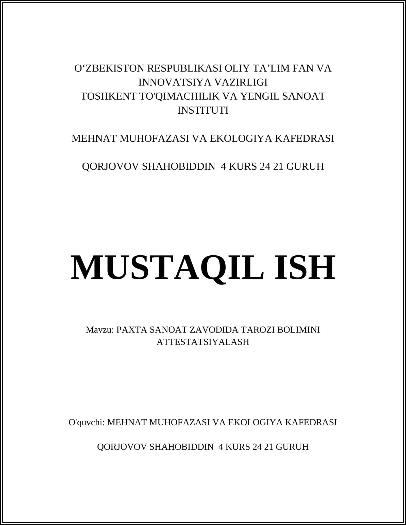Attestatsiya bo'yicha ish tartibi 1