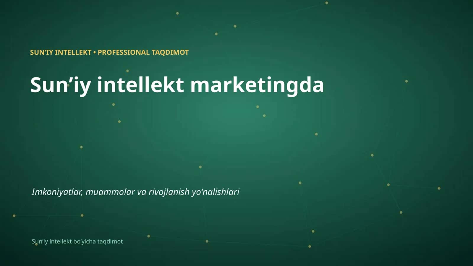 Sunʼiy Intellekt Marketingda 1