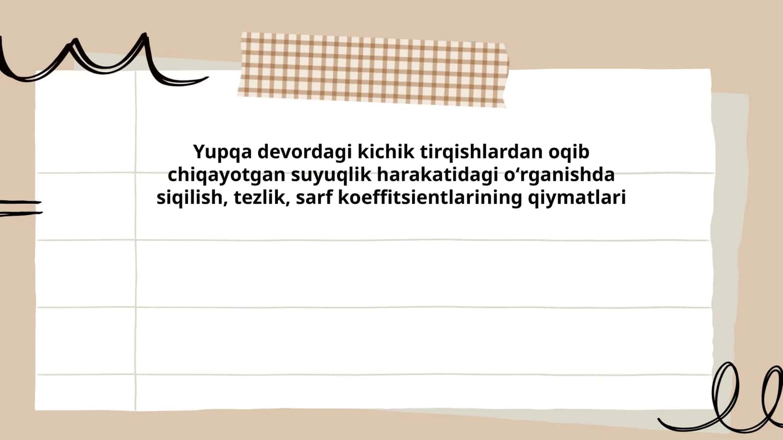 Yupqa devordagi tirqishlar 1