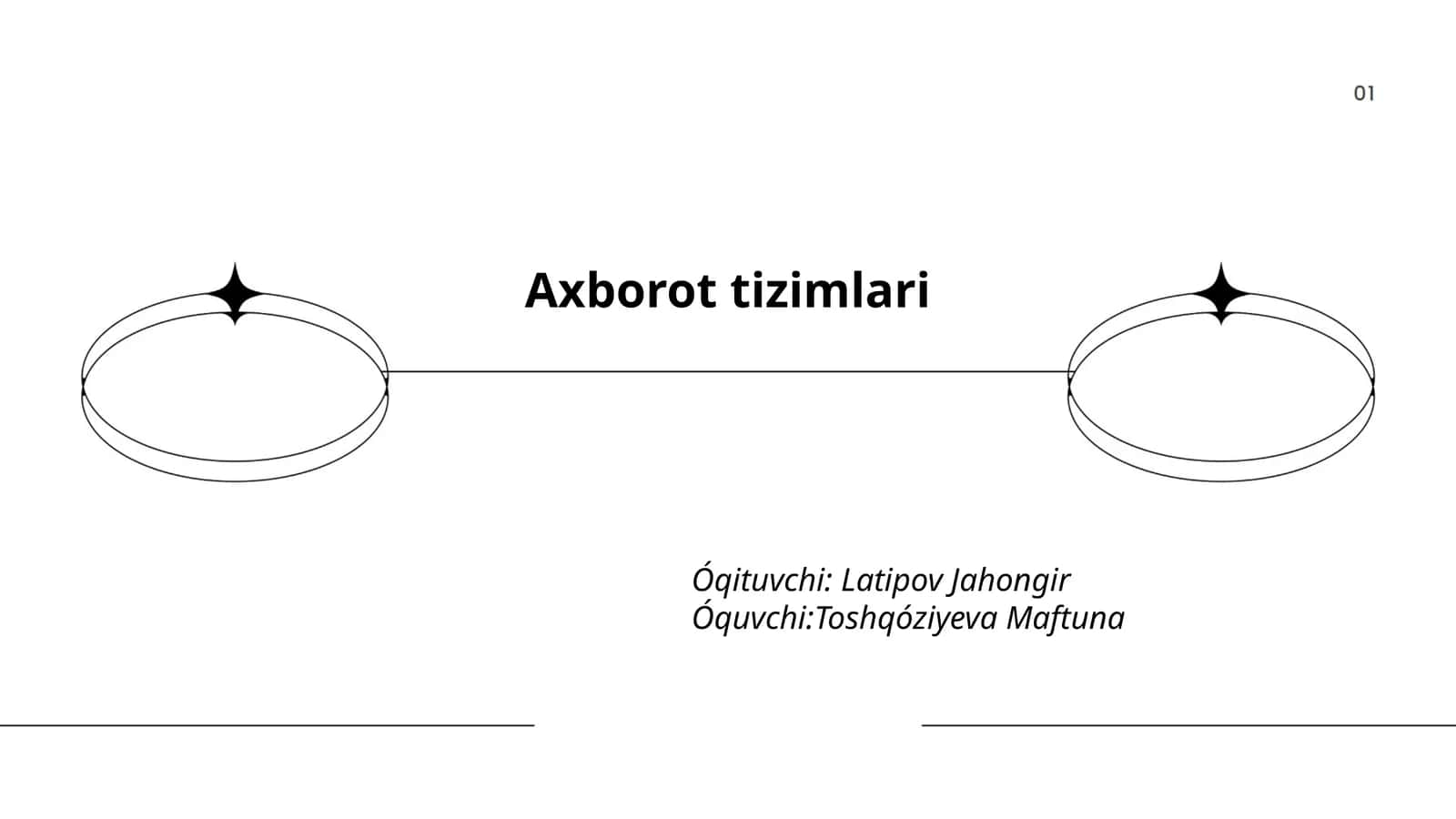Axborot tizimlari 1