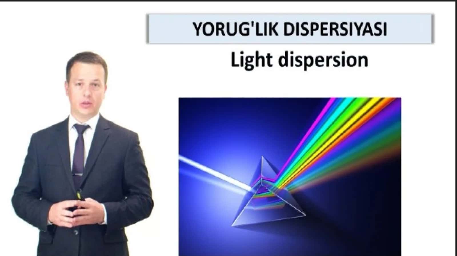 Yorug’likning dispersiyasi 1
