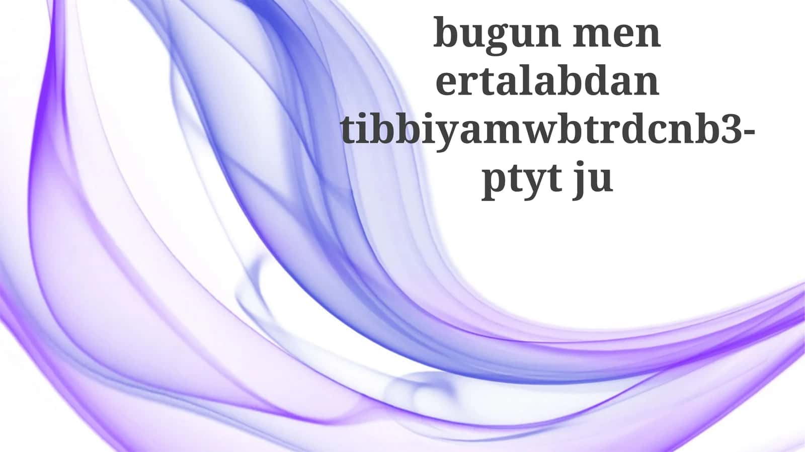 Tibbiya va tasodifiy belgilar/kodlar: Bog'liqlik bormi? 1