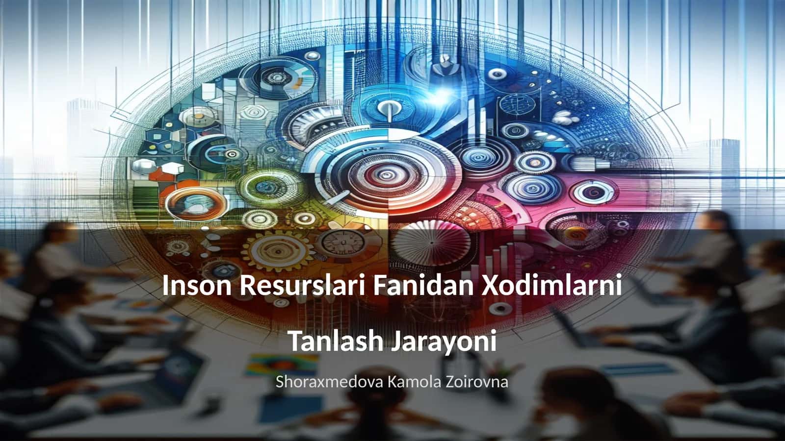 Inson Resurslari Fanidan Xodimlarni Tanlash Jarayoni 1