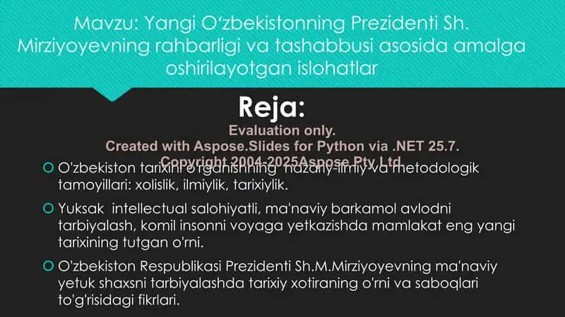 O'zbekiston tarixini o'rganishning nazariy-ilmiy va metodologik tamoyillari 1