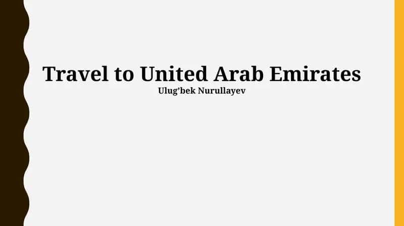 Planning Your UAE Adventure: Visa, Transportation & Budget 1