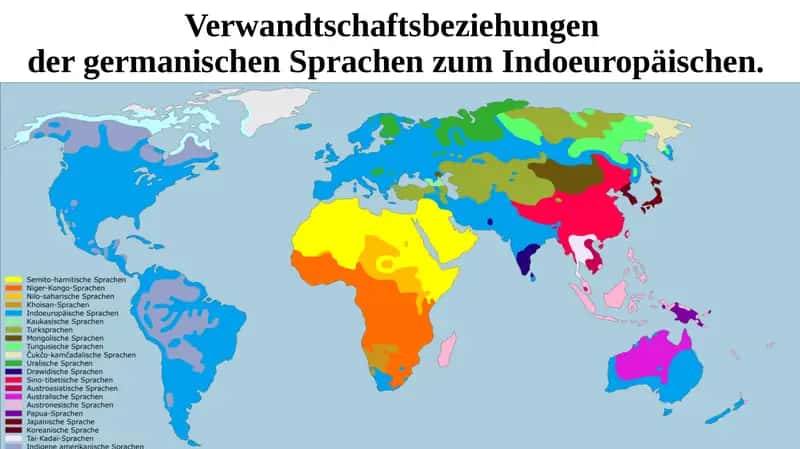 Verwandtschaftsbeziehungender germanischen Sprachen zum Indoeuropäischen 1