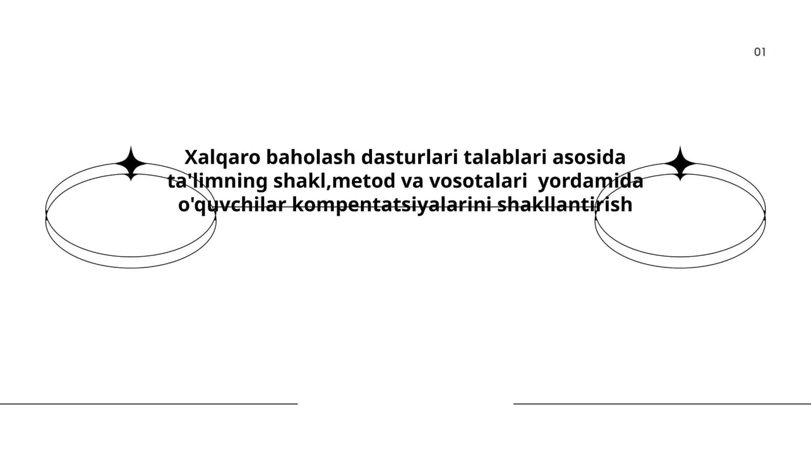 Xalqaro baholash dasturlari talablari asosida ta'limning shakl,metod va vosotalari yordamida o'quvchilar kompentatsiyalarini shakllantirish 1