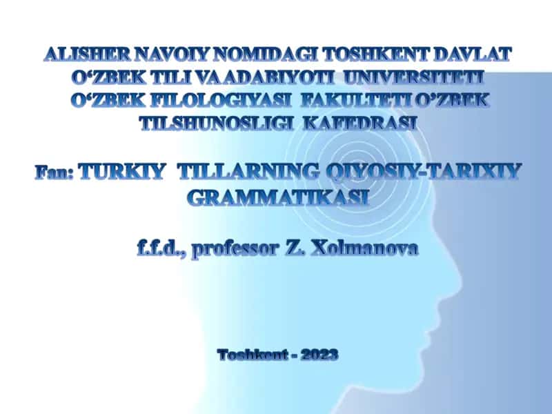 Fe'l va uning grammatik xususiyatlari 1