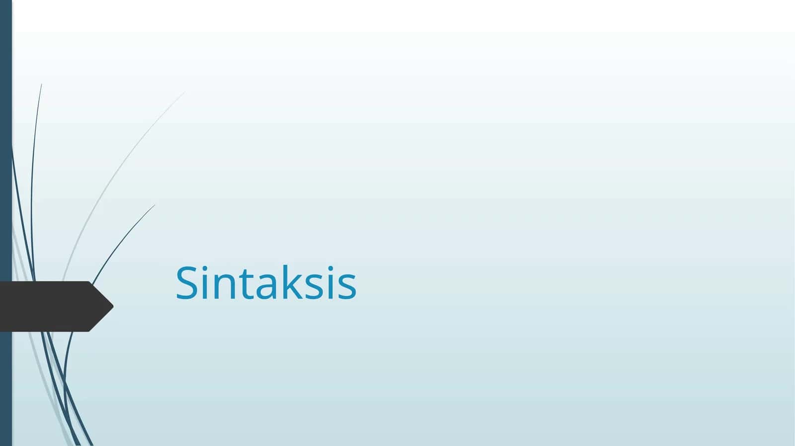 SINTAKSIS 1