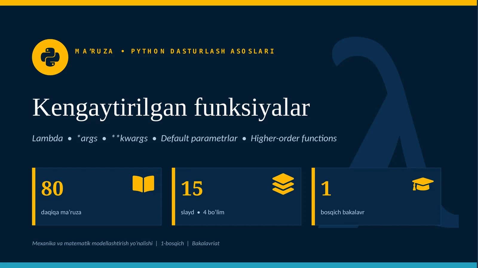 Kengaytirilgan funksiyalar 1