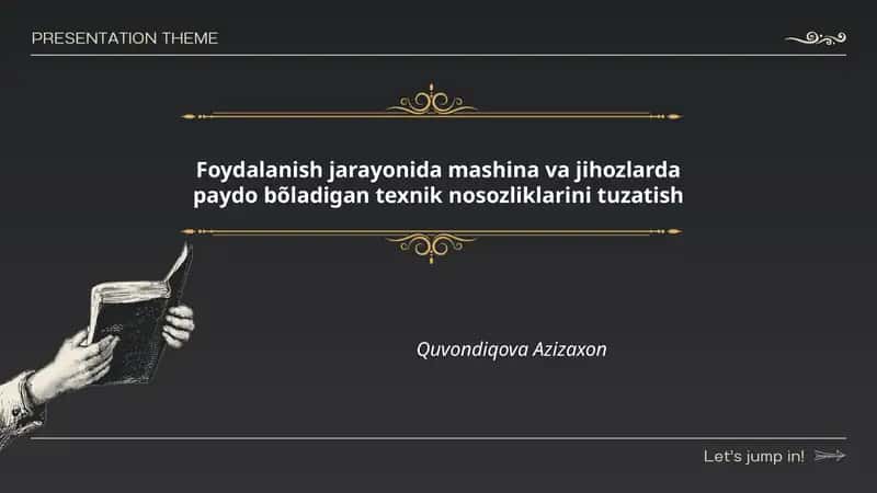 Mexanik nosozliklarni aniqlash 1