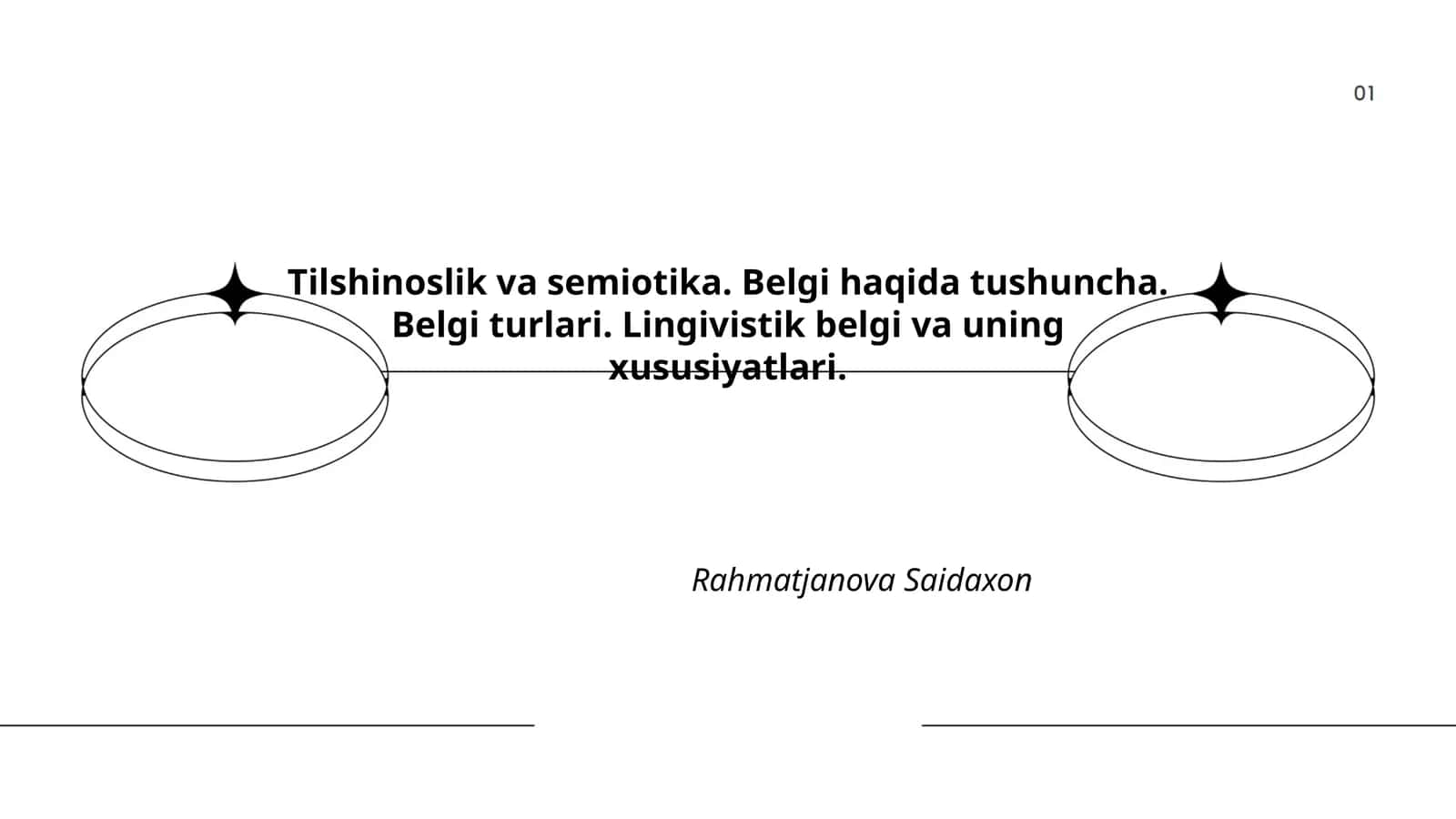 Tilshunoslik va semiotika 1