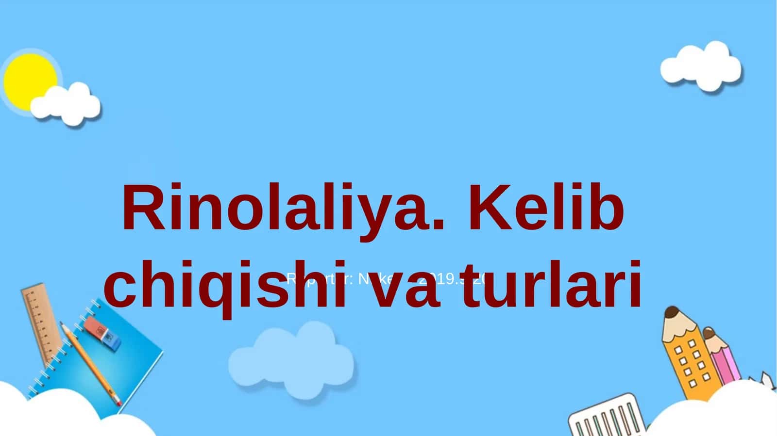 Rinolaliya.Kelibchiqishivaturlari 1