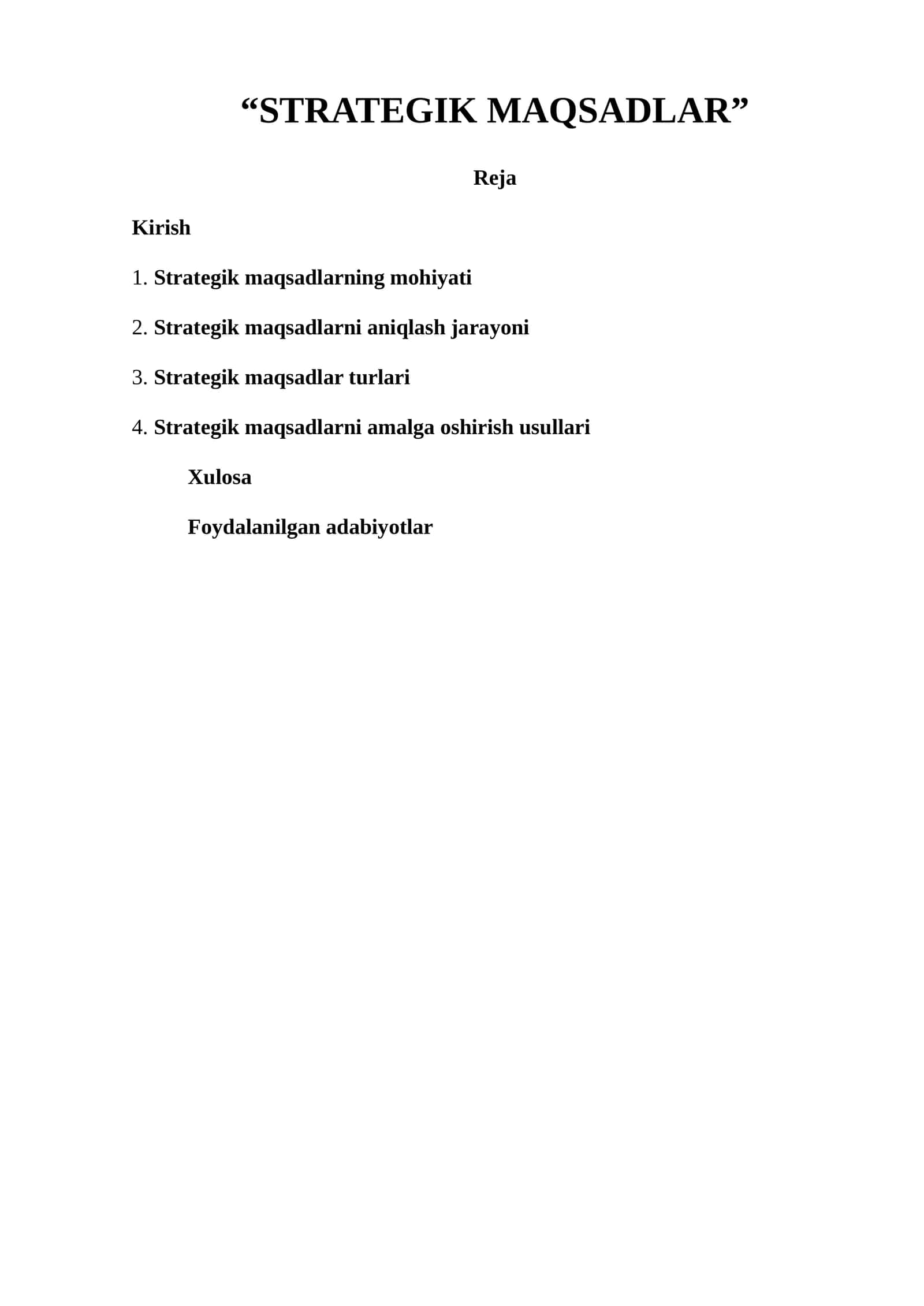 STRATEGIK MAQSADLAR 1