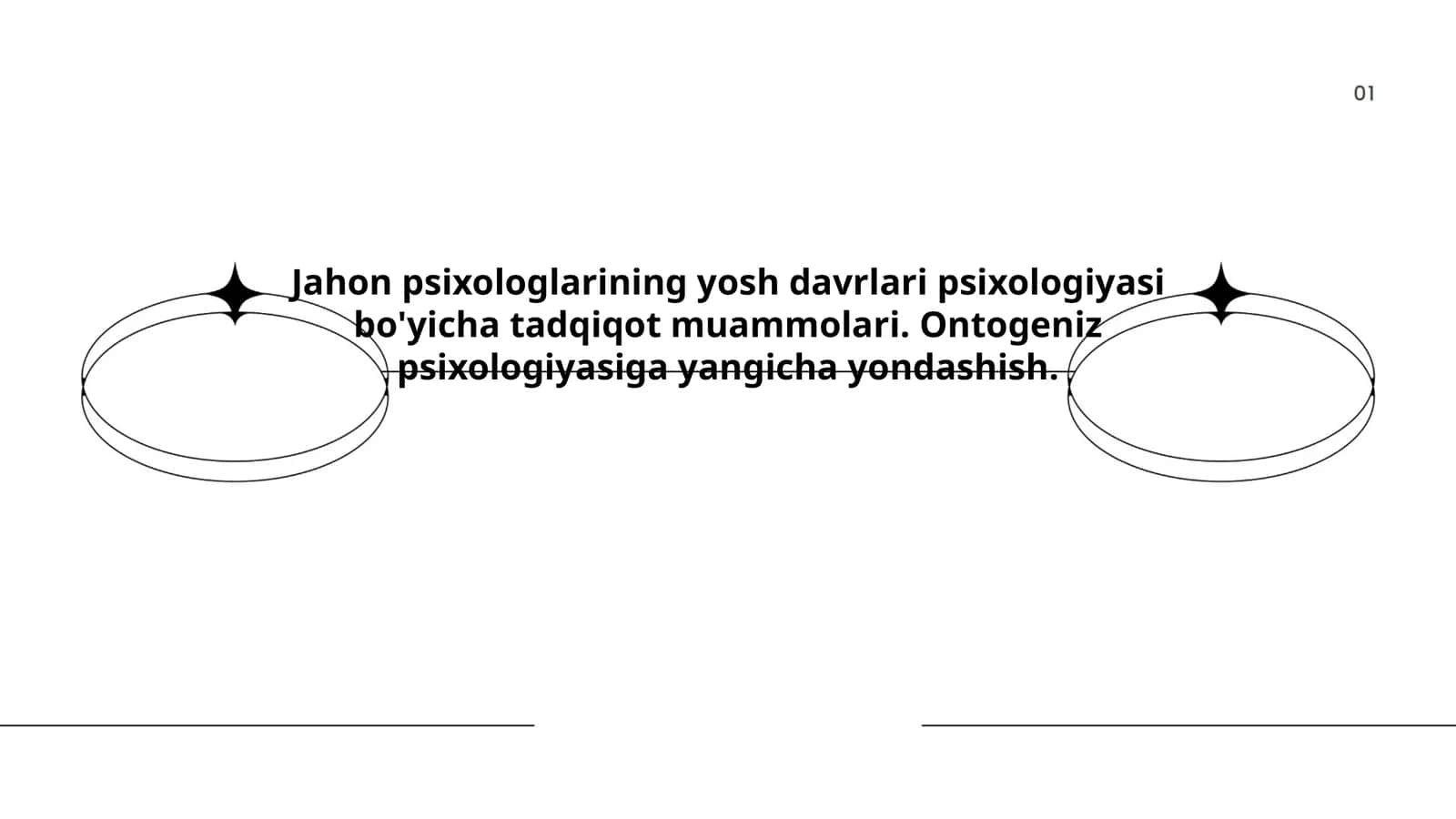 Ontogenezda yosh davrlarining roli 1